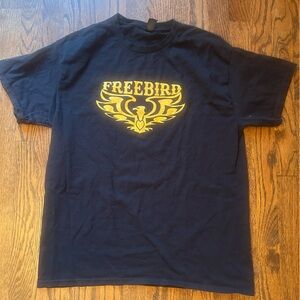 Graphic Concert Tee Men’s Rock n Roll Freebird Black